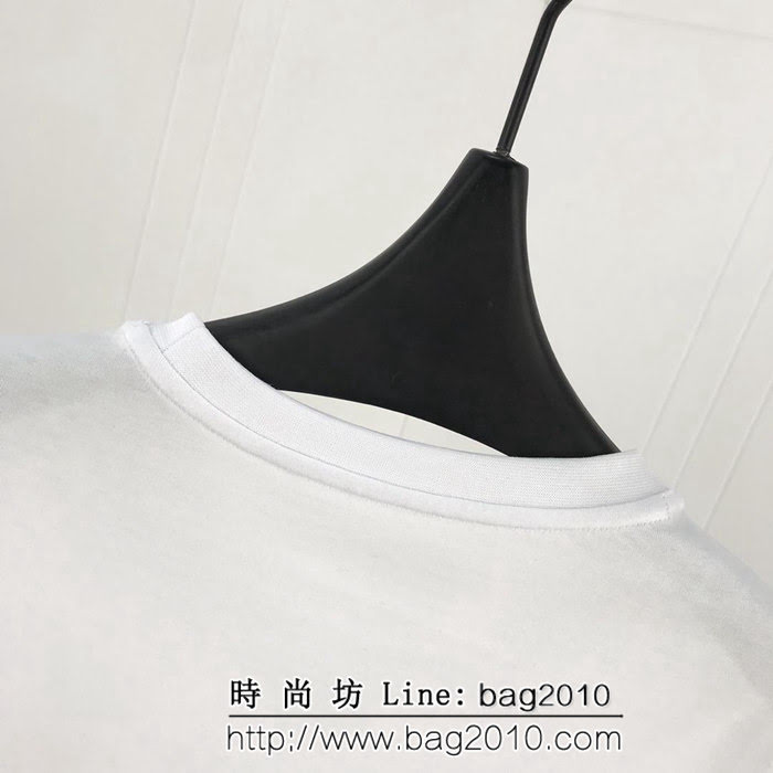 BURBERRY巴寶莉 19早春最新 BBR x Riccardo 限量 專屬TB標識 男款短袖Tee ydi2123